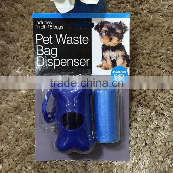 Plastic Dog Waste Bag Dispenser and Scented Refills Quality Choice