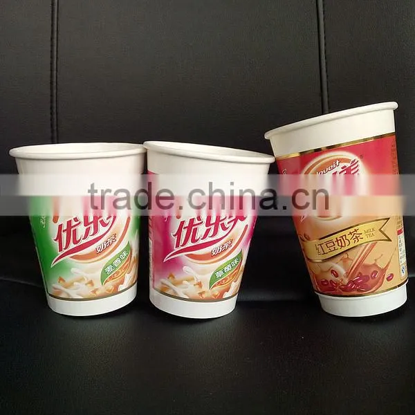 pe Coated Eco-friendly Disposable Single Wall Single Use Paper Tea Cup photo-2
