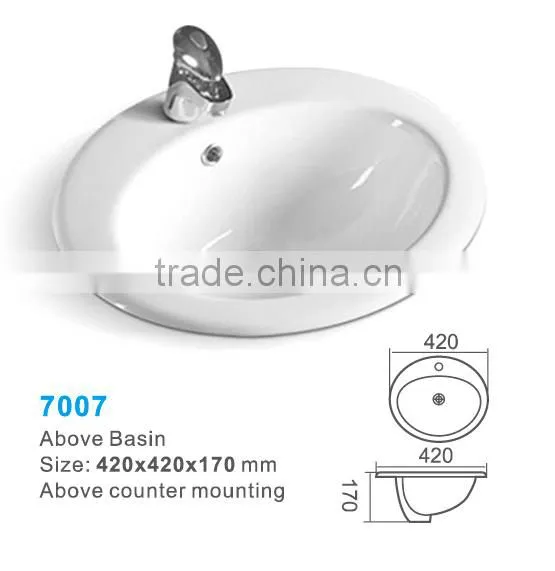 Chaozhou Ceramic Sanitary Ware Ceramic Bathroom Basin,art Basin photo-3