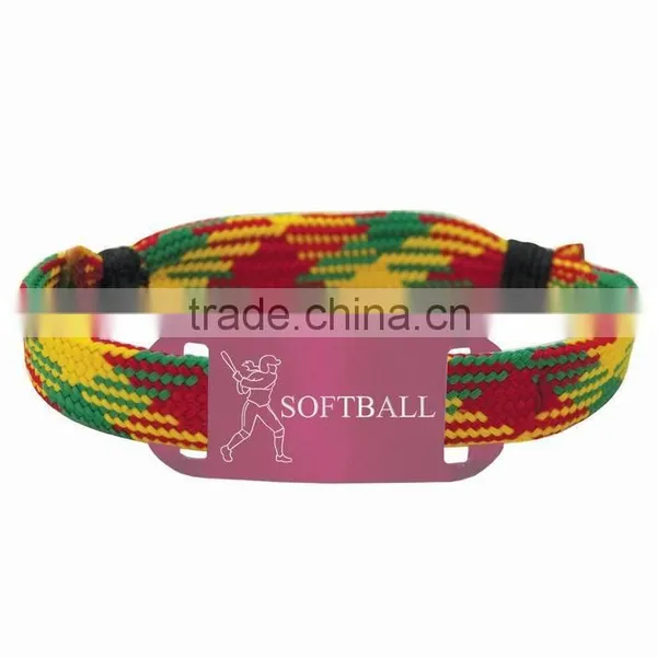 Sports Friendship Energy Colorful Diy Lace Bracelets Rope Wristband as Seen on tv photo-2