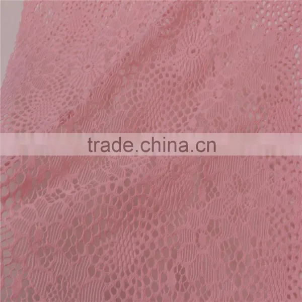 China Textile Manufactures Supply Fashional Jacquard Nylon Stretch Lace Fabric photo-5