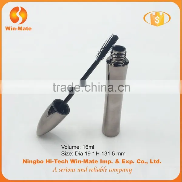 Novelty Design Electroplate High Quality Plastic Packaging Mascara Container photo-3