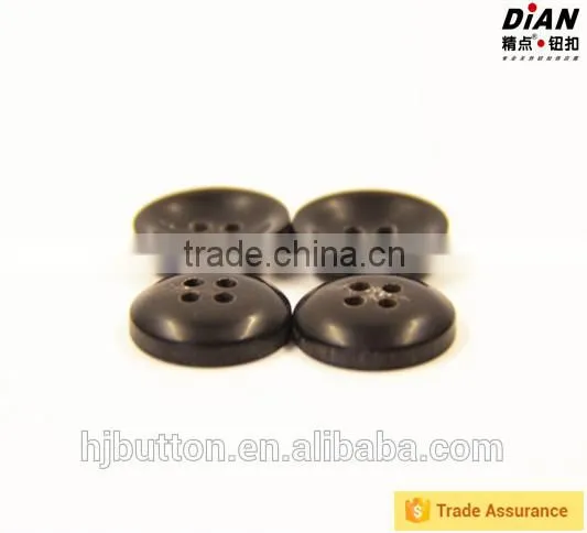 2016 DIAN Round Shape Eco-Friendly Washable Concave Surface Real Clothing Horn Button for Suits photo-2