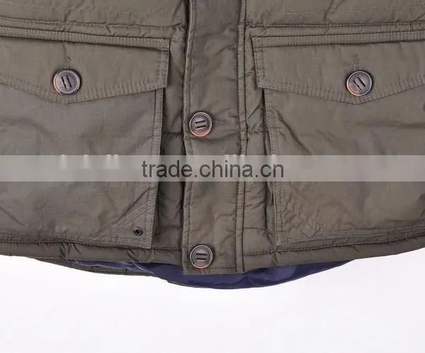 Outwear Windproof Winter Mens Warm Padded Jacket photo-3