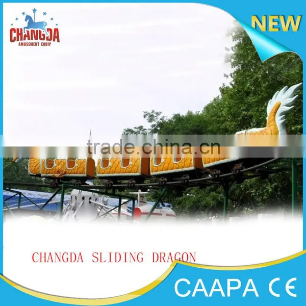 Slide Dragon Train Coaster !amusement Electric Mini Train for Kids photo-3