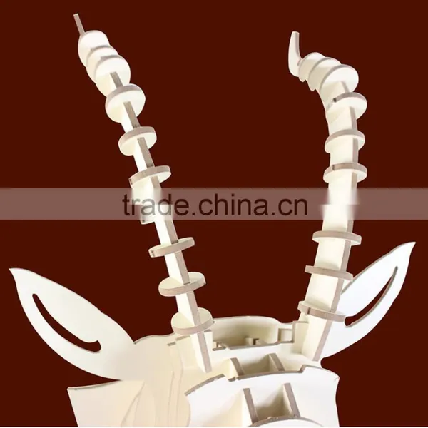North-Europe Style Wall Hanging Art Home Decoration Animal Wooden Craft photo-4