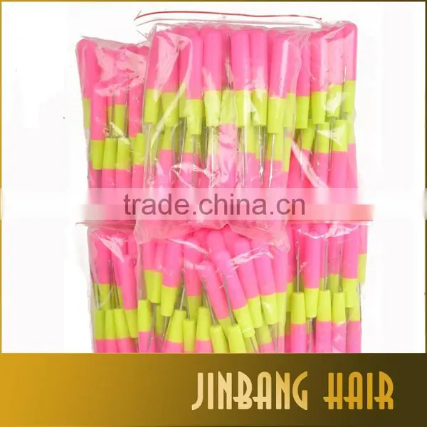 Best Quality 50pcs/lot 15cm Plastic Handle Crochet Hook Needles for Making Dreadlock photo-3