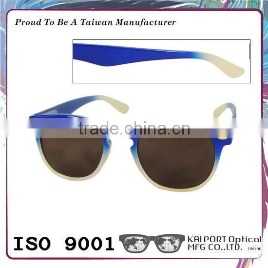 Trendy Round Shape Gradient Colour Super Vintage Retro Sunglasses photo-4