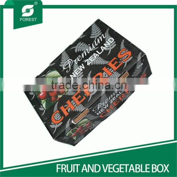WAX-COATED CORRUGATED BOX FRESH FRUITS CARTON BOXES WITH LID photo-6