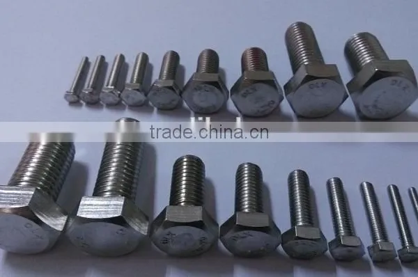 Saite Fastener DIN 931, DIN 933High Tensile Black Oxided Cold Formered Hex Headgrade 4.8 Grade 6.8 Grade 8.8 Grade 10.9s Etc photo-2
