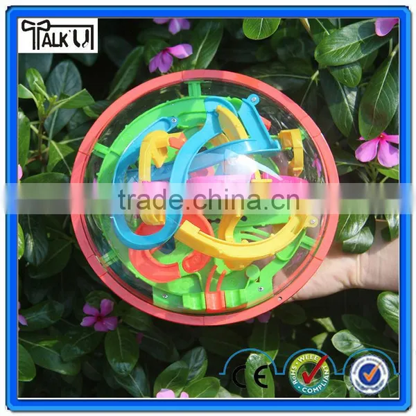 High Quality Plastic Children Intellect 3D Puzzle Maze Ball/educational Puzzle Toy photo-2