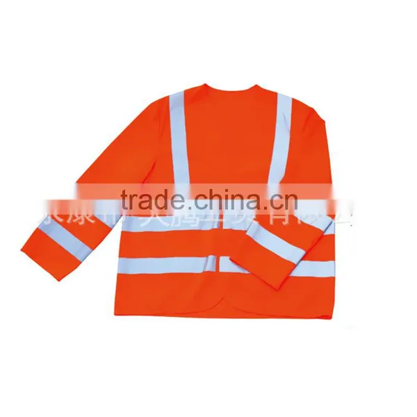 CE EN20471 ANSI Workwear Supplier Two Tone Long Sleeve High Visibility Summer Yellow Safety Reflective Jacket photo-2