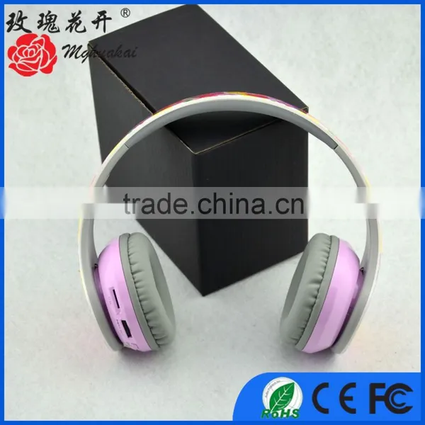 Fashion and Colorful Kids Headphones Without Cord With Speaker and Radio photo-6