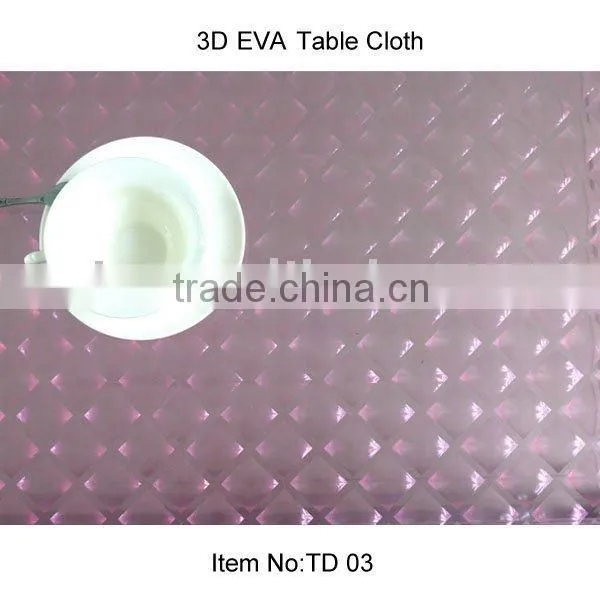 3D EVA Table Cover,plastic Table Cover