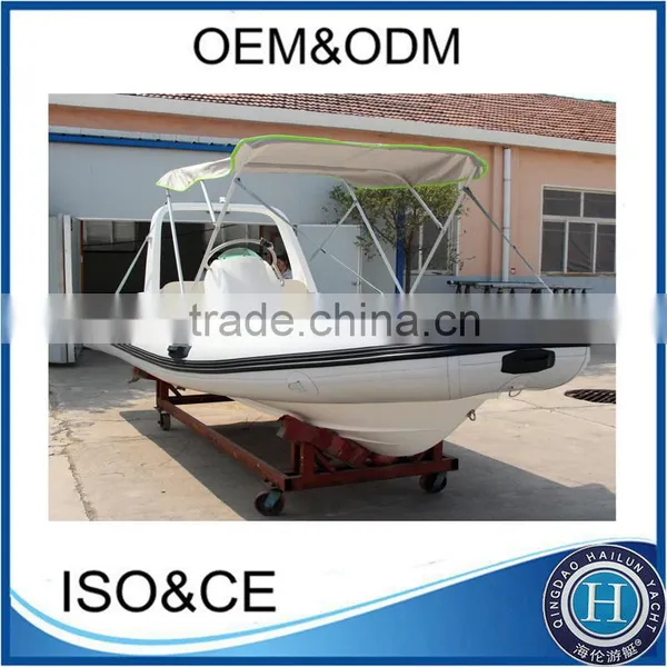 Rib Boat 470 Fiberglass Hull Rib Boat Set With Completed Boat Accessories photo-3