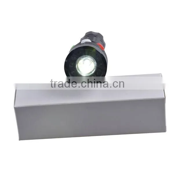 Rechargeable Signal LED Flashlight / Traffic LED Flashlight Rechargeable With Clip photo-4