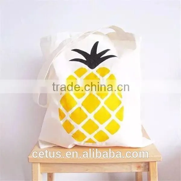 Factory Price Recyclable 8oz Cotton Canvas Tote Bag for Shopping photo-3