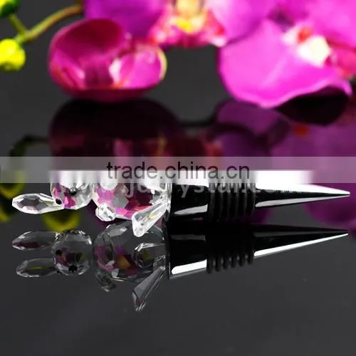 Lovely Rabbit Crystal Wine Stopper for Party Decoration in China