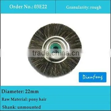 22mm unmounted dental pony hair brushes for composite materials