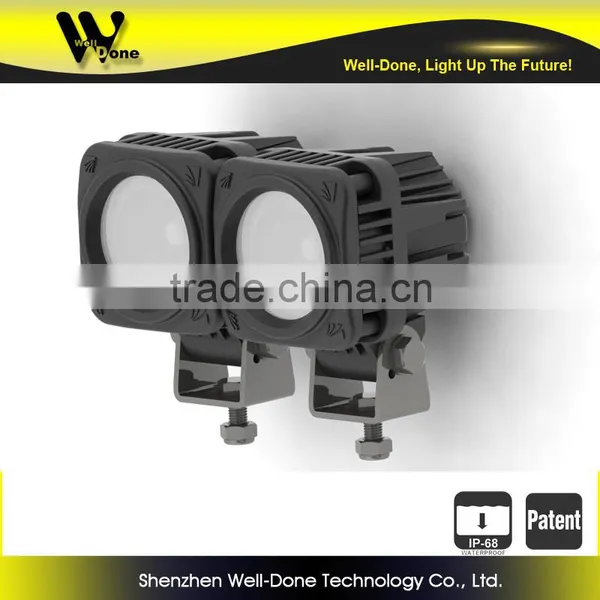 Original Design Manufacturer Oledone Hot IP68 Square 10W Dirt Bike LED Work Light photo-2