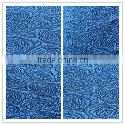 Silver Polyester Knitted Jacquard Fabric for Ladies Dress photo-2