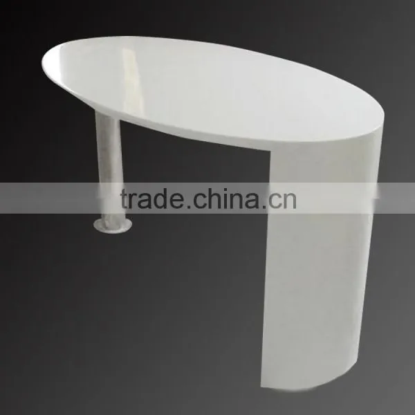 Industrial Style Dining Tables/high Glossy White Cafe Table/acrylic Cafe Table photo-2