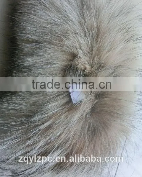 Real Colored Coyote Tail Fur Trim for Glove Scarf Accessories photo-3