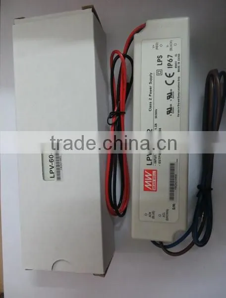 LPV-60-12 Meanwell Power Supply 12v Original and New 60W 5A 12v Power Adapter Led Driver Power Meanwell photo-3