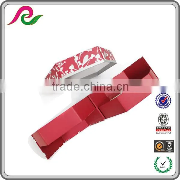 Hexagonal Prism 2 Drawers Storage Cardboard Box photo-6