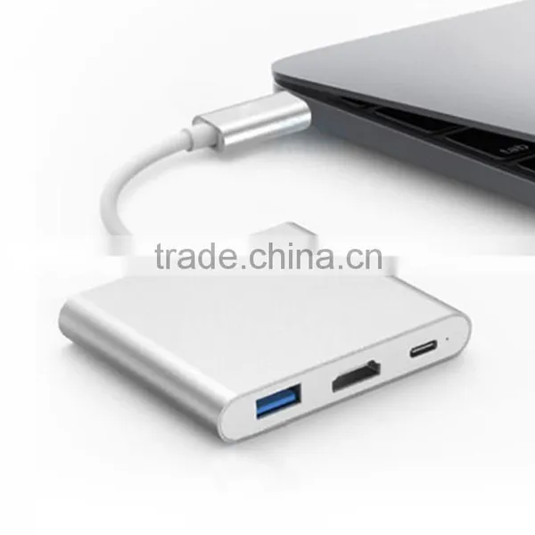 USB 3.1 TYPE C Multiport USB Type-C Adapter for New Macbook photo-3
