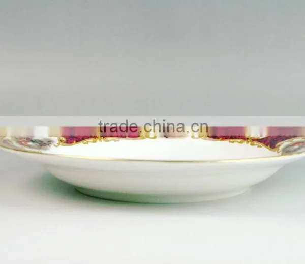 Ceramic Dessert Plate, Unique Dessert Plates, Red Dessert Plates photo-2