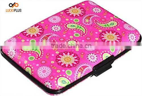 Luckiplus Inventory Black & White Owls Aluminum Wallets Identity Theft Blocker photo-4