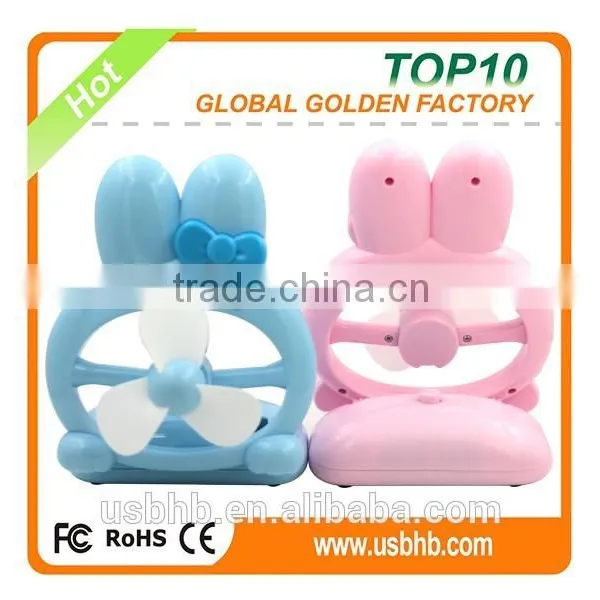 New Plastic Air Battery Power Portable Usb Cooling Fan With Strong Wind photo-4