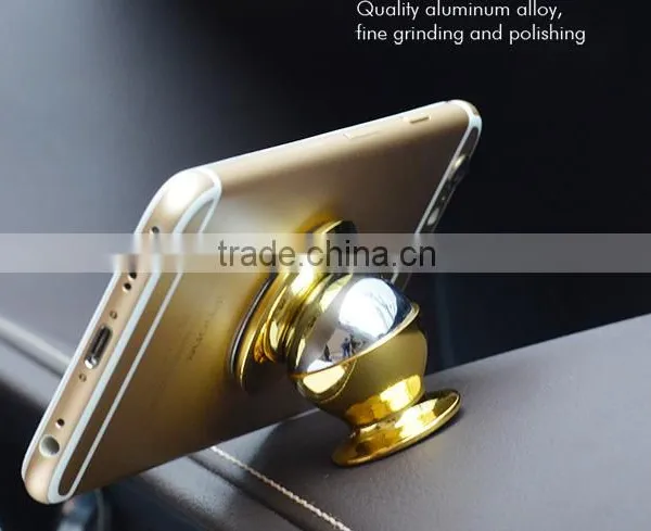 360 Degree Rotating Strong Magnetic Luxury Metal Stand Holer for Mobile Phone photo-5