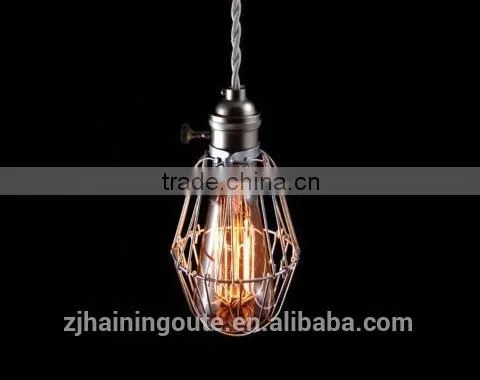 Smoked Glass Housing 110-240V 40w ST64 Edison Bulb for Decoration photo-3