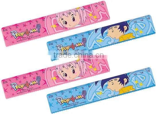 Cheap Price Non-toxic 15cm Plastic Scale Ruler photo-2