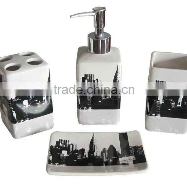 Fashional 4pcs Bath Set Ceramic photo-5