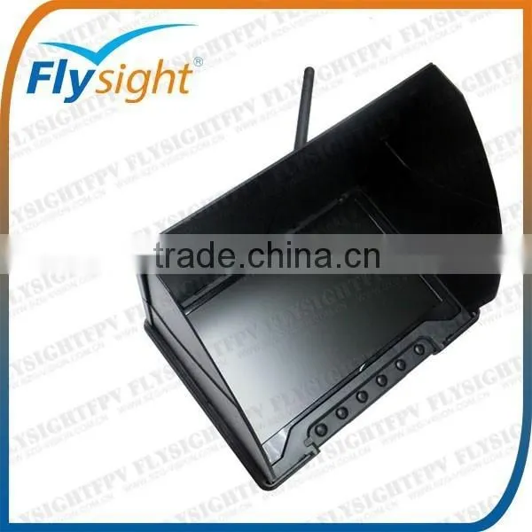 C881 Flysight RC801 Aerial Photography LCD FPV Monitor 7 Inch LCD Screen With 400cd/m2 Brightness and Folding Sunshade photo-4