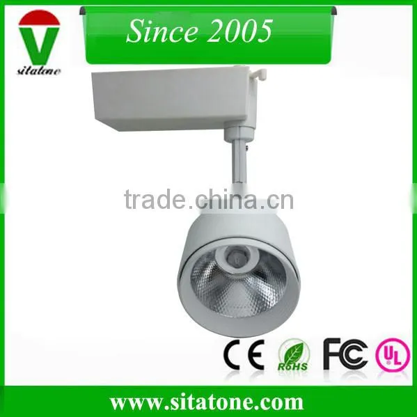 full white small angle 24 degree 40W led track light 4000lm