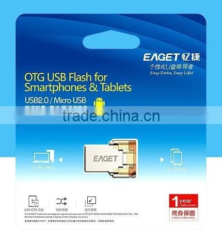 Dual USB Otg Usb Flash Drive Smartphone USB Flash Drive Eaget Brand Manufacturer photo-2