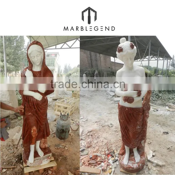 Garden Decoration Natural Stone Life-Size Marble Statue photo-2