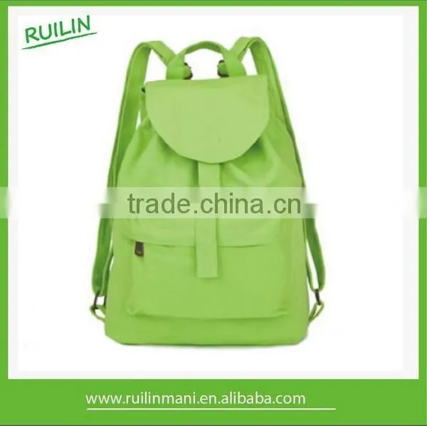 Leisure Drawstring Backpack Canvas photo-2