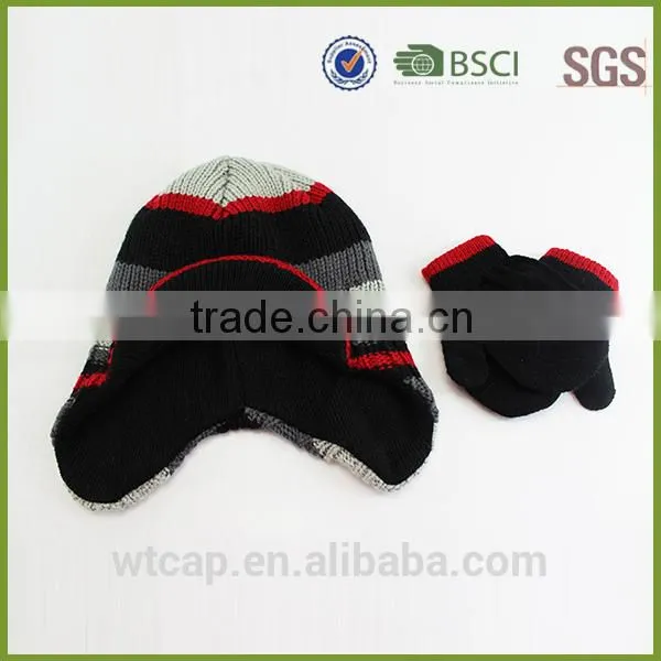 Pink Wholesale Women's Knit Hat and Scarf Sets Knit Hat With Ball Top photo-6