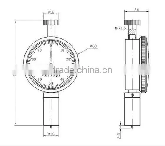 LX-A/LX-C/LX-D Series Indicator Needle Type Shore Hardness Tester photo-5