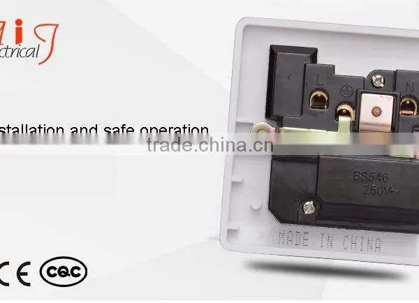 10A 3 Pin MF Socket,male Electrical Wall Socket photo-2