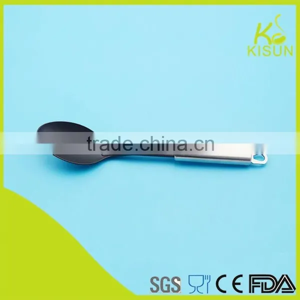 Kitchen Tool Nylon Good Spoon With Stainless Steel Handle photo-2