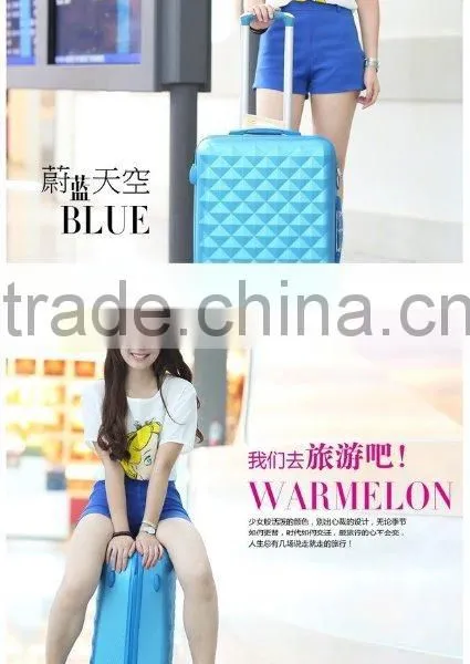 2016 Chinese Suitcase Colorful ABS PC Zipper Hard Luggage photo-6