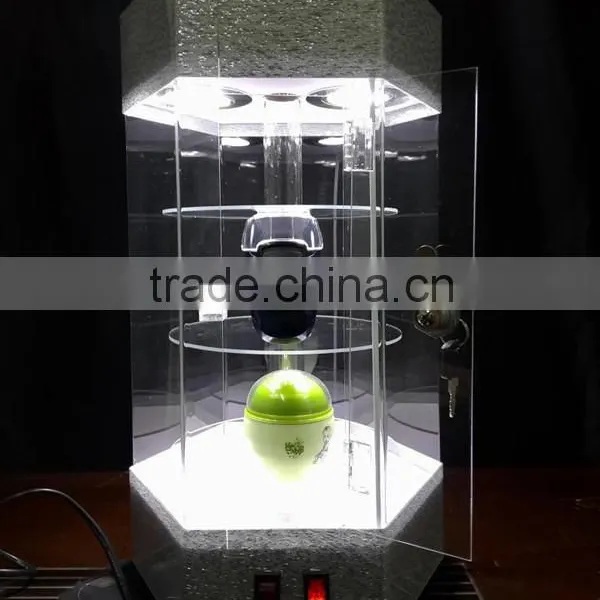 Durable Articles Promotion Bespoke Top Level Acrylic Modern Display With LED Lock photo-2