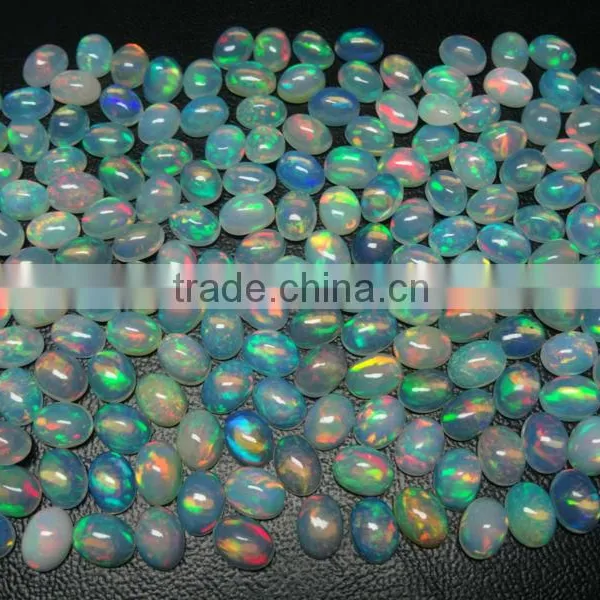 6x8Ethiopian Opal Cabs, ++AAA Quality, Good Color photo-3