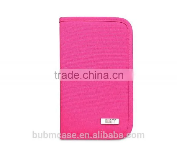 Small Red Nylon Material Credit Card Holder for Lady photo-2